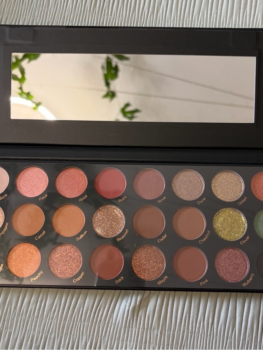 Neutral & Warm Eyeshadow Palette - Rose, Copper, Gold Shades